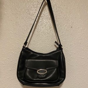 90s black shoulder bag